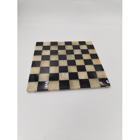 Plateau D'échec En Marbre Pierre Onyx Fait Main Échiquier Jeux Echec Mexico No 6