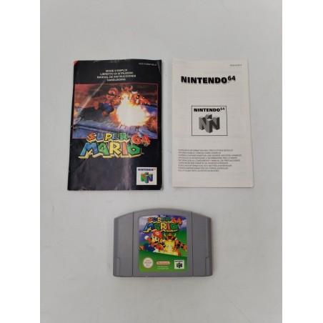 Super Mario 64 Nintendo Jeux Vidéo Rétro Jeu Livret Mode D'emploi