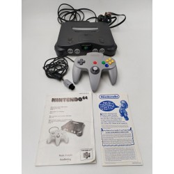 Nintendo 64 Console Nus 001 EUR  Jeux Vidéo Nintendo Manette Joystick Livret 