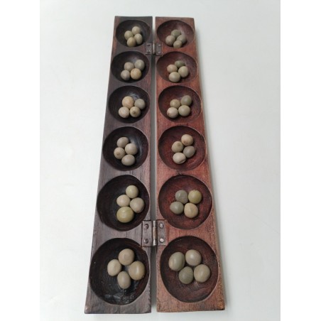 Awale Jeux Traditionnel Africain Bois Sculpté Wari Awele Jeu Fait Main Awalé 