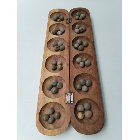 Awale Jeux Traditionnel Africain Bois Sculpté Wari Awele Jeu Fait Main Awalé 