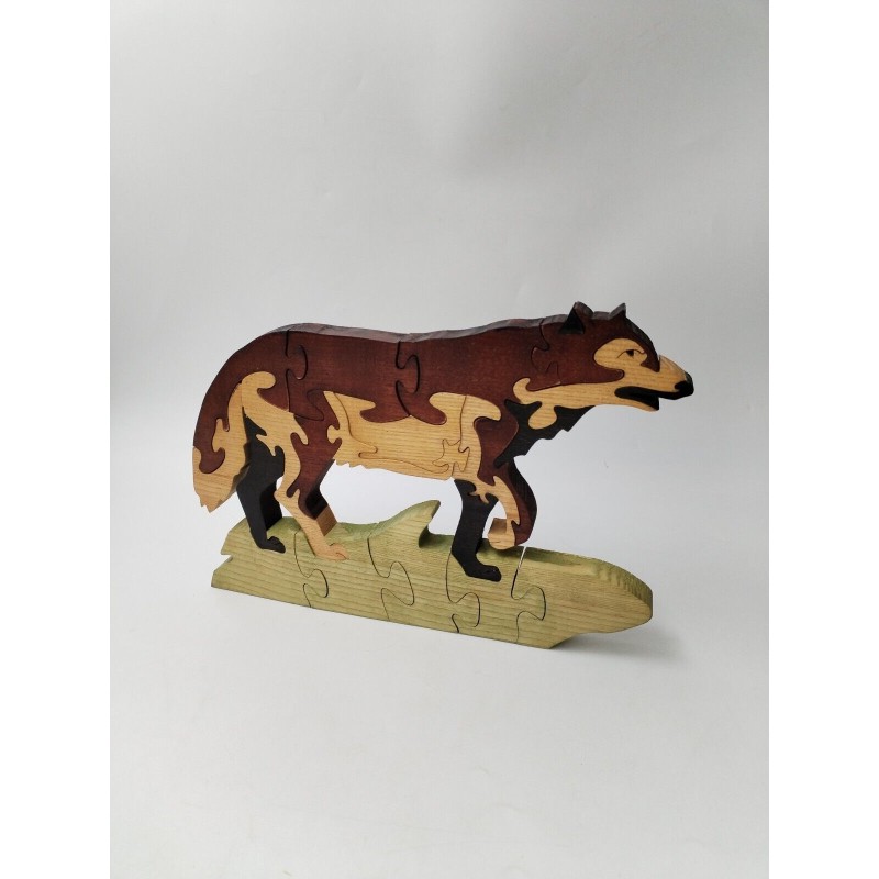 Puzzle Bois 3 D Artisanal La Louve 30 Cm Décoration Jeu Jouet Puzzle Bois 3 D Artisanal La Louve 30 Cm Décoration Jeu Jouet