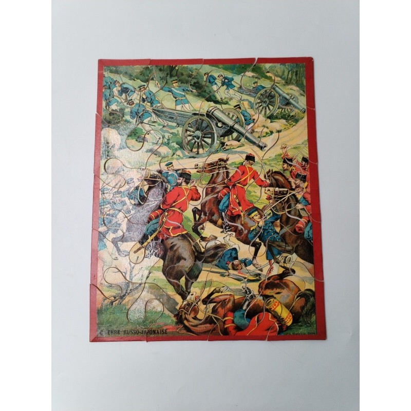 Puzzle Ancien Scène De Guerre Russo Japonaise Imprimerie Tourangelle Tours... Puzzle Ancien Scène De Guerre Russo Japonaise Imprimerie Tourangelle Tours...