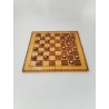 Jeux De Dames En Bois Sculpté Artisanal Jeu De Société Coffret Pliant