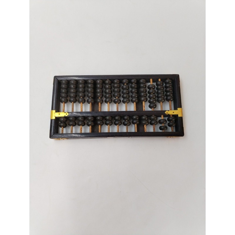Boulier Bois Ancien Abacus Lotus Flower Brand 13 Tiges Bambou 91 Perles Boulier Bois Ancien Abacus Lotus Flower Brand 13 Tiges Bambou 91 Perles