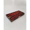 Boulier Bois Ancien Abacus Red Lion Lotus Flower Brand 13 Tiges Bambou 91 Perles