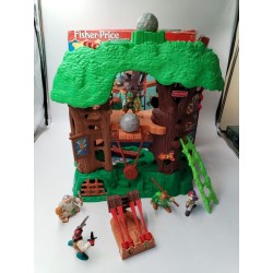 Fisher Price 1998 Complet En Boîte La Forêt De Robin Des Bois Jeu Jouet Vintage