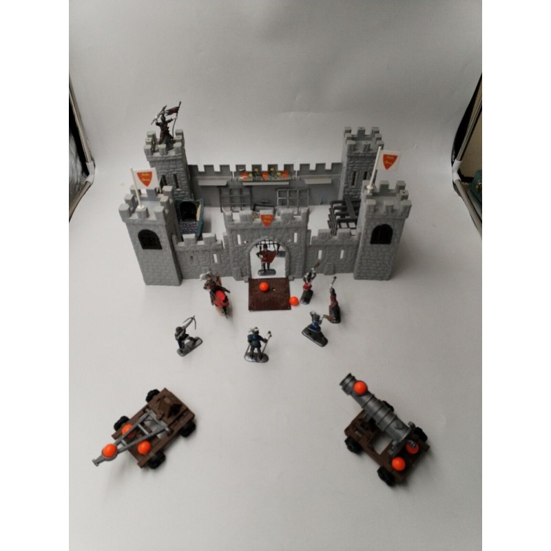 Lot Ludorev Norev Jouet Jeu Château Fort Castle Chevalier Roi Figurines CHATEAU Lot Ludorev Norev Jouet Jeu Château Fort Castle Chevalier Roi Figurines CHATEAU