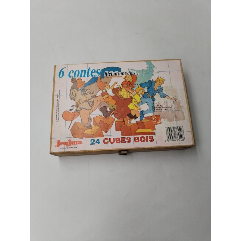 6 Contes Il Était Une Fois Jeujura 24 Cubes Bois Jeux Jeu Puzzle Eveil 6 Contes Il Était Une Fois Jeujura 24 Cubes Bois Jeux Jeu Puzzle Eveil