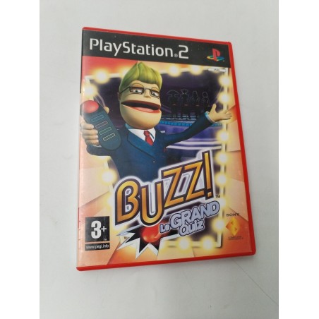 Buzz ! Le Grand Quiz Jeux Vidéo PlayStation 2 Ps2 Sony Buzzers Eye Toy 