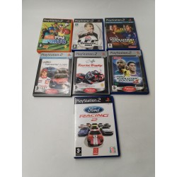 Lot 7 Jeux Vidéo PlayStation 2 Sony Ps2 Play Eye Toy WRC Pes Ford Racing Manager
