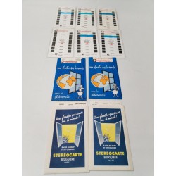 Lot 160 Vues Bruguière Stéréocarte Stereoclic Photos Films