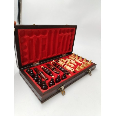 Jeux D'échecs Bois Coffret Jeu Artisanal Plateau