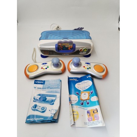 Console Jeux Vidéo Éducatif Vtech Vsmile Vmotion Manettes Pad Jeu Spider Man...