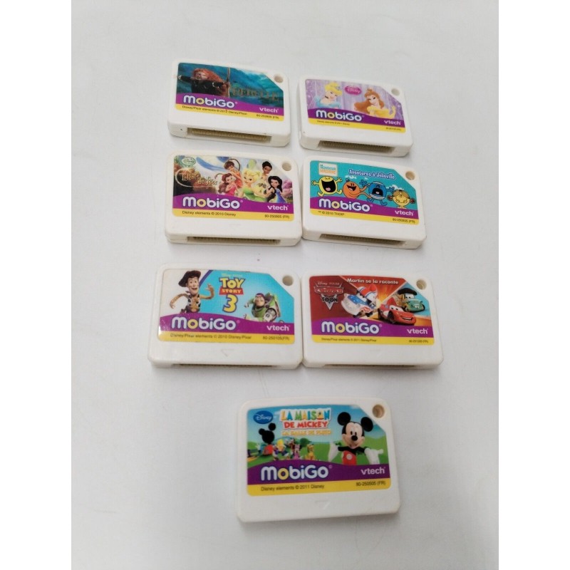 Lot De 7 Jeux Mobigo Vtech Jeux Vidéo Éducatifs Tablette Électronique Disney Toy Lot De 7 Jeux Mobigo Vtech Jeux Vidéo Éducatifs Tablette Électronique Disney Toy