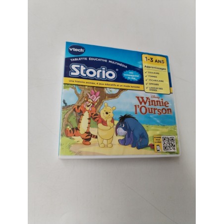 Vtech Storio Jeu Winnie L'ourson Disney Tablette Éducative Multimédia Jeux Vidéo