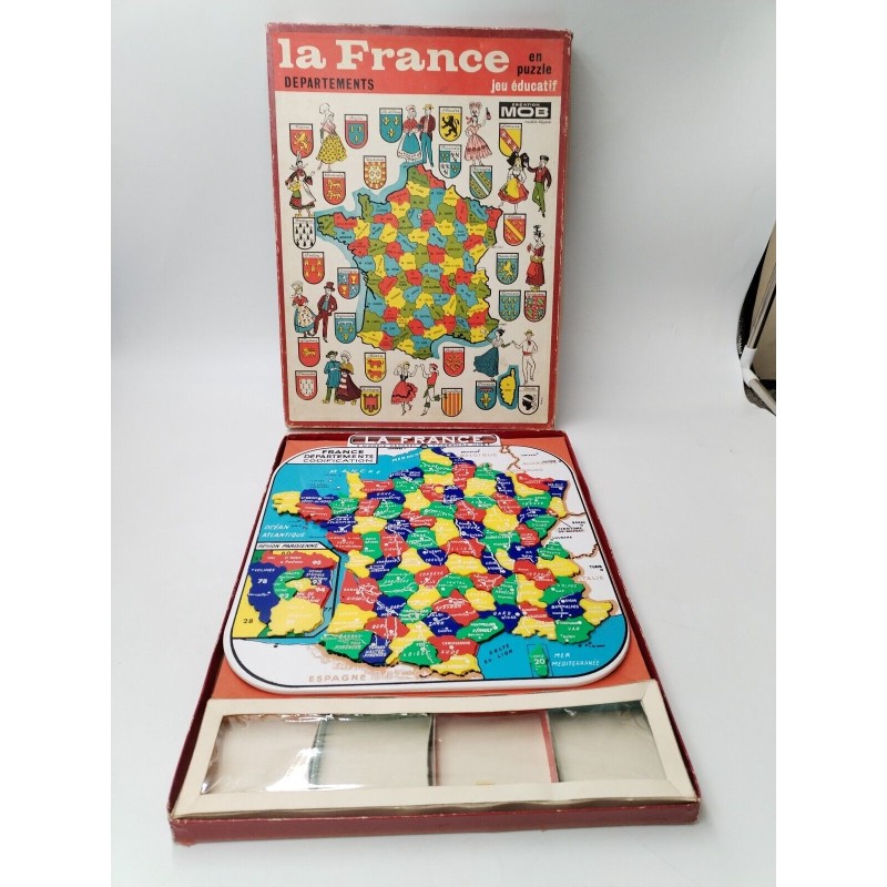 La France Départements En Puzzle Jeu Éducatif Mob Création Jeux Anciens La France Départements En Puzzle Jeu Éducatif Mob Création Jeux Anciens