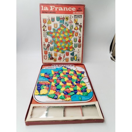 La France Départements En Puzzle Jeu Éducatif Mob Création Jeux Anciens