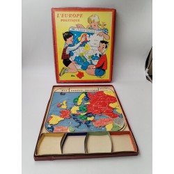 l'Europe Politique L'educative Mob Création Puzzle Ancien Europe Atlas...