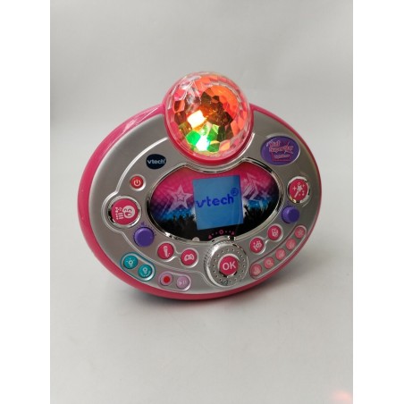 Vtech Kidi Super Star Light Show Unité Centrale Disco Boule A Facette Chant  