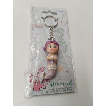 Mermaid Porte Clefs Neuf Keychain Out Of The Blue Figurine Sirène Coquillage