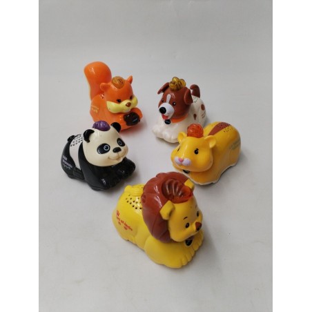 Lot De 5 Vtech Tut Tut Bolide Voitures Électroniques Figurines Jeu Jouet Animaux