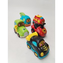 Lot De 5 Vtech Tut Tut Bolide Voitures Électroniques Figurines Jeu Jouet Animaux