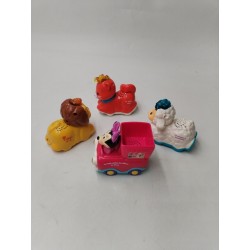 Lot De 4 Vtech Tut Tut Bolide Voitures Électroniques Figurines Jeu Jouet Animaux