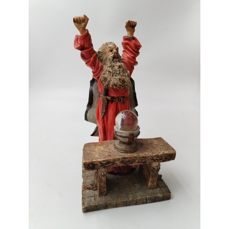 Figurine Statue WU 97 W U Magicien Merlin Magie Magique Boule De Cristal Eureka Figurine Statue WU 97 W U Magicien Merlin Magie Magique Boule De Cristal Eureka