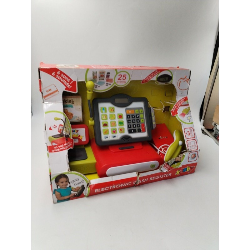 Smoby Electronic Cash Register Caisse Enregistreuse Jouet Marchands Smoby Electronic Cash Register Caisse Enregistreuse Jouet Marchands