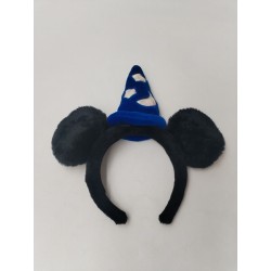 Disney Mickey Fantasia Magicien Serre Tête Déguisement Peluche Doudou Disneyland