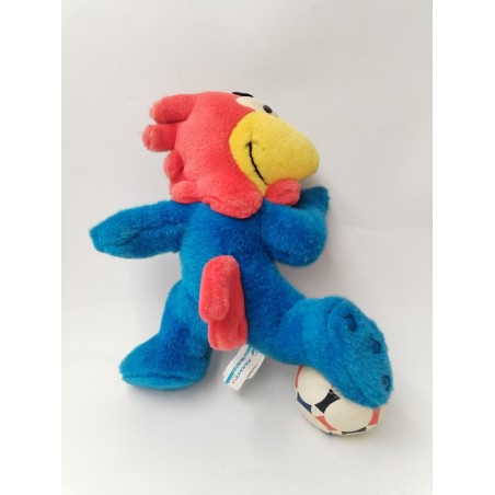 Peluche Footix 1998 Mascotte Officielle Des Bleus Fff Equipe De France Football