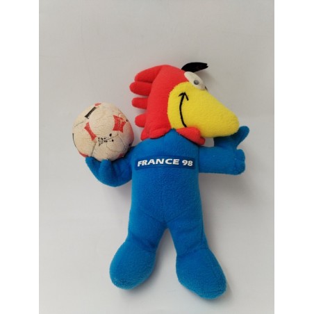 Peluche Footix 1998 Mascotte Officielle Des Bleus Fff Equipe De France Football