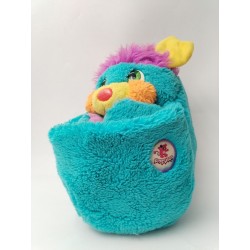 Popples 1985 Peluche Koala Kangourou Ventre Réversible Doudou Jouet Furby