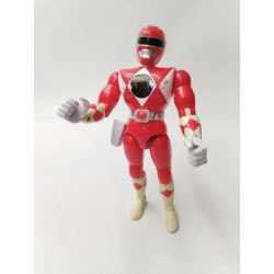 Power Rangers Bandai 94 Mouvement Jambe Gauche Mighty Morphin Rouge 20 Cm