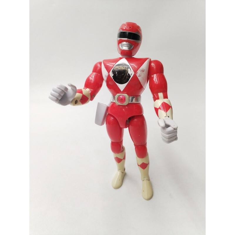 Power Rangers Bandai 94 Mouvement Jambe Gauche Mighty Morphin Rouge 20 Cm Power Rangers Bandai 94 Mouvement Jambe Gauche Mighty Morphin Rouge 20 Cm