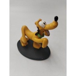 Figurine Disneyland Paris Pluto Résine Socle Disney Mickey