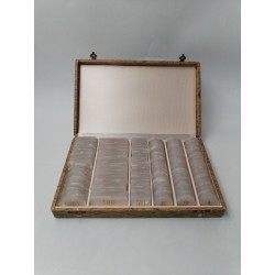 Coffret Ancien Jetons Mises Poker Casino Bakélite Look Nacre Jeux Cartes Jeux...