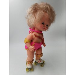 Poupée Mattel 1982 Baby Skates Patins A Roulettes Jouet Vintage