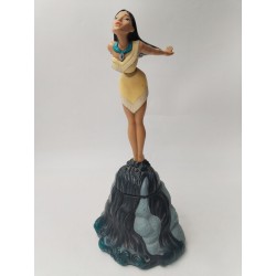 Figurine Pocahontas Disney Réservoir Gel Douche Bain Savon Liquide Shampooing