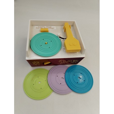 Fisher Price Musical Box Record Player Mattel 2014 Jouet Musique Électronique