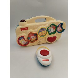Fisher Price 1998 Veilleuse Berceuse Électronique Musicale Télécommande Bébé