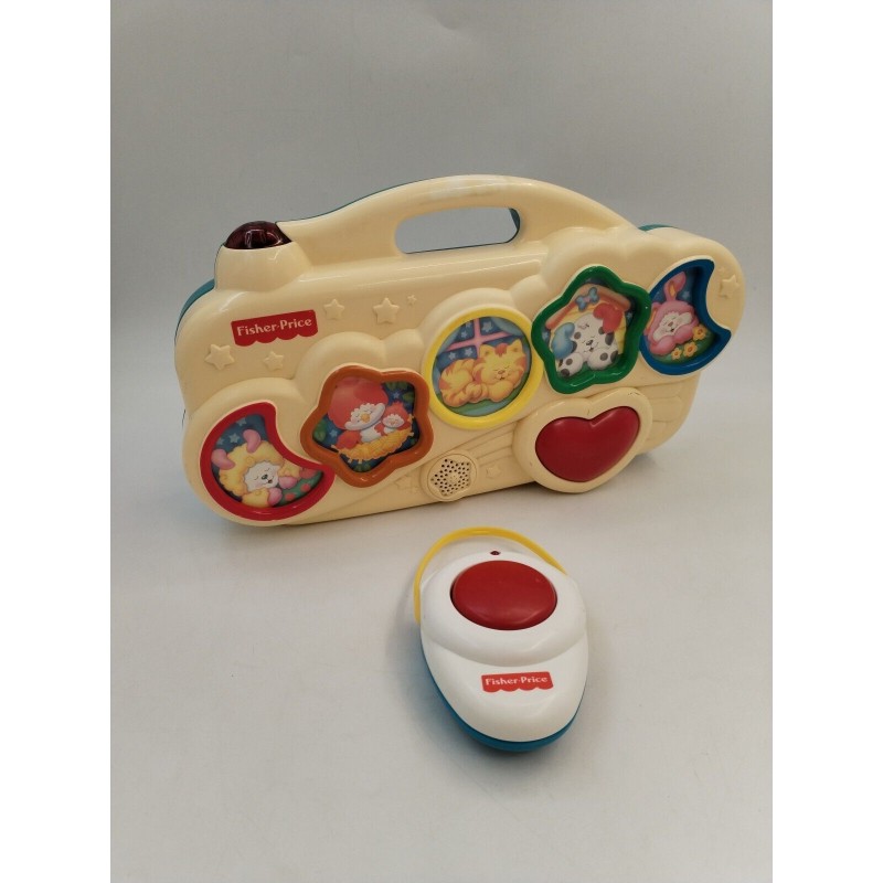 Fisher Price 1998 Veilleuse Berceuse Électronique Musicale Télécommande Bébé Fisher Price 1998 Veilleuse Berceuse Électronique Musicale Télécommande Bébé
