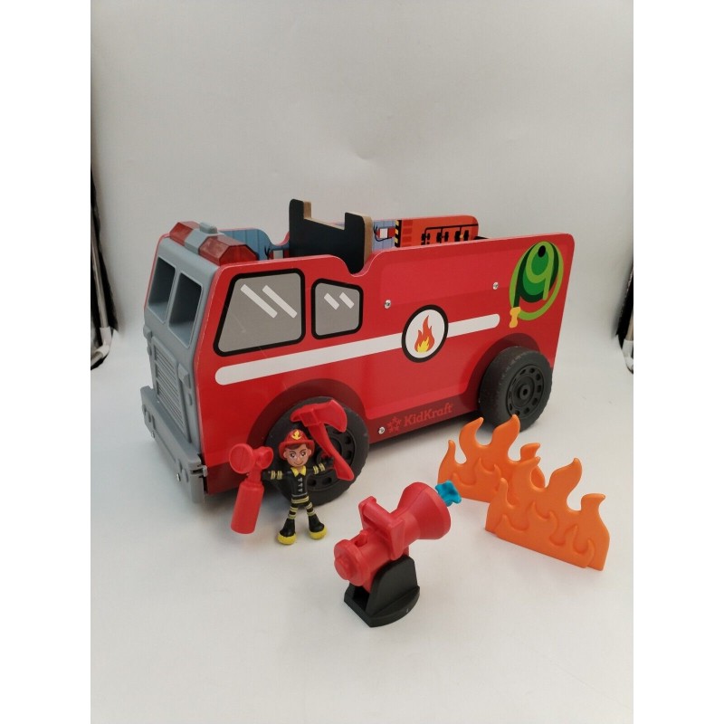 Kidkraft Camion De Pompier Bois Électronique Everyday Heroes Jouet Kidkraft Camion De Pompier Bois Électronique Everyday Heroes Jouet