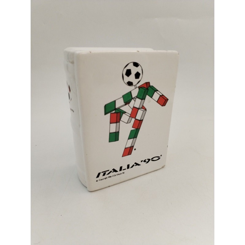 Vintage Tirelire Livre Italia 90 Copa Del Mundo Football Vintage Tirelire Livre Italia 90 Copa Del Mundo Football
