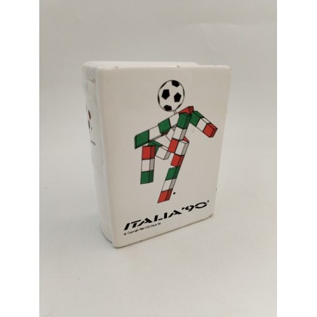Vintage Tirelire Livre Italia 90 Copa Del Mundo Football