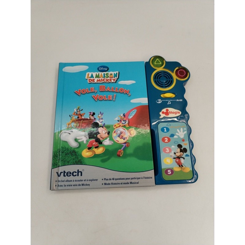 Vtech Disney Livre Électronique La Maison De Mickey Vole, Ballon, Vole !... Vtech Disney Livre Électronique La Maison De Mickey Vole, Ballon, Vole !...