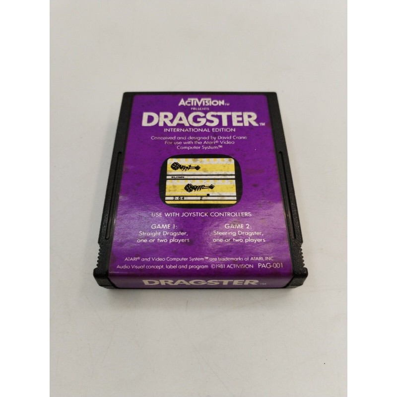 Dragster 1981 Activision Atari Jeux Vidéo Computer System Jeu Pag 001 Dragster 1981 Activision Atari Jeux Vidéo Computer System Jeu Pag 001