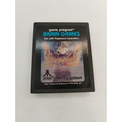 Brain Games 1978 Atari Cx2664 Jeux Vidéo Game Program Cassette Cartouche