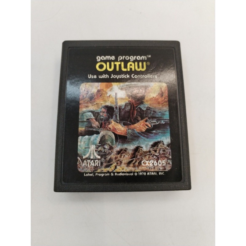 Outlaw 1978 Atari Cx 2605 Jeux Vidéo Game Progam Jeu Rétro Outlaw 1978 Atari Cx 2605 Jeux Vidéo Game Progam Jeu Rétro